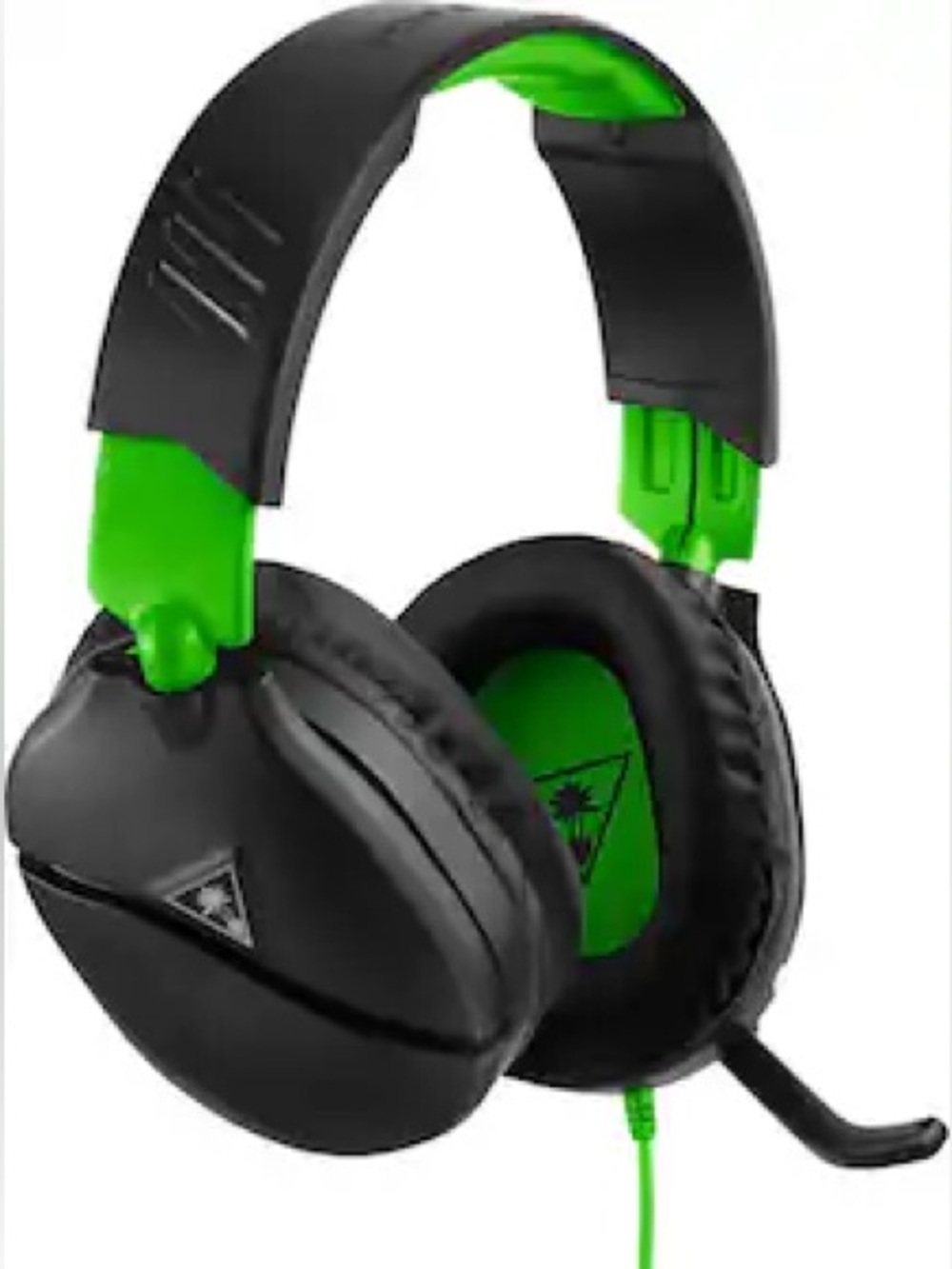 Turtle Beach Recon 70 Wired Gaming Headset with Flip-to-Mute Mic - Black/Green